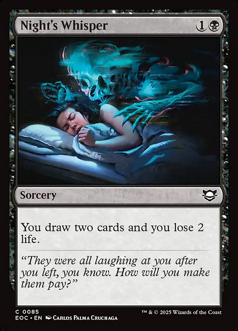 Night's Whisper | Inglés | NM | EOC