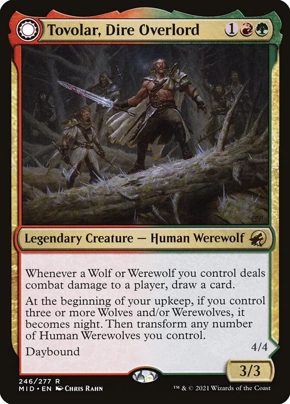 Tovolar, Dire Overlord // Tovolar, the Midnight Scourge | Inglés | NM | MID 1