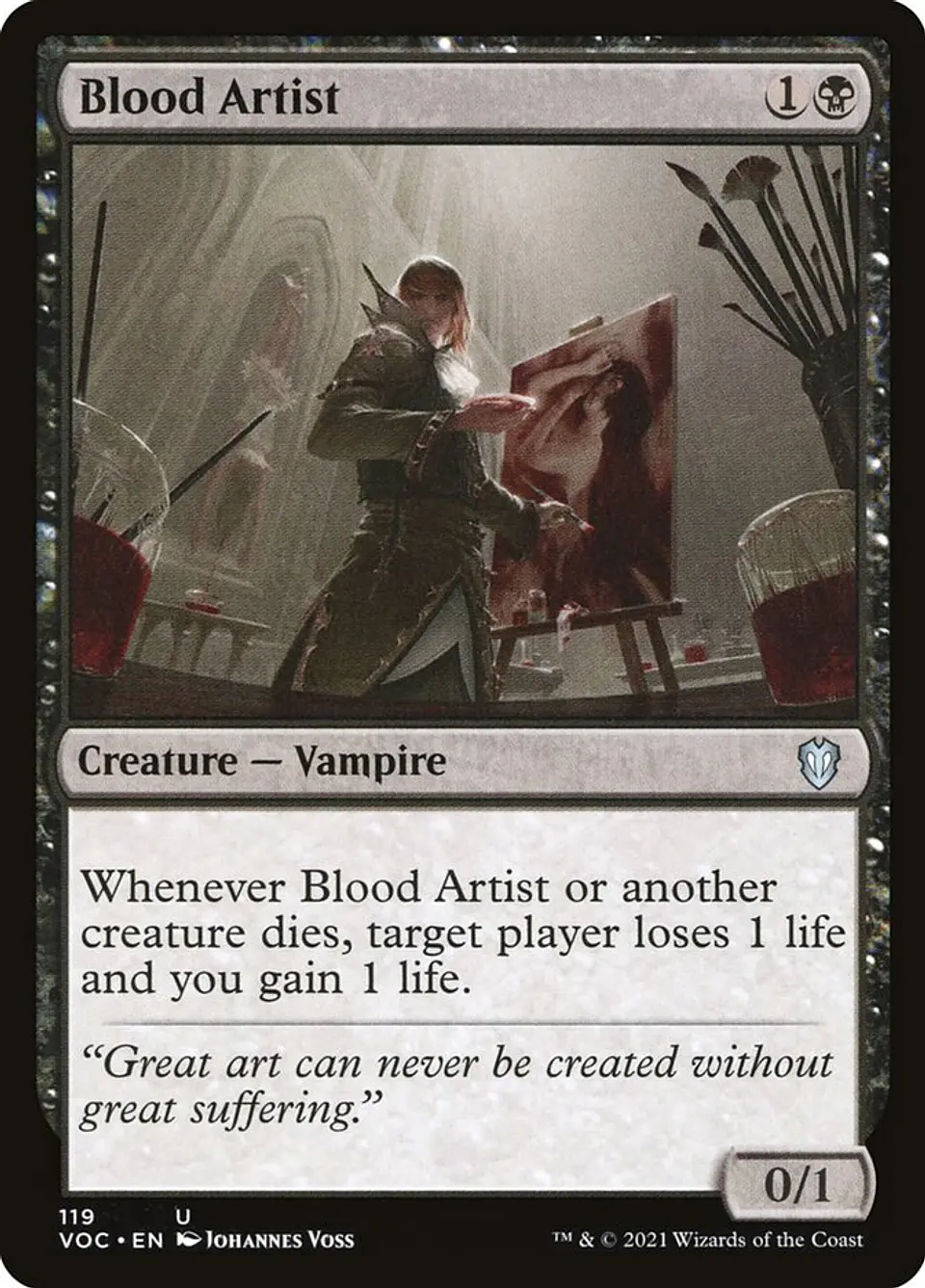 Blood Artist | Inglés | NM | VOC 1