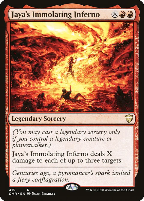 Jaya's Immolating Inferno | Inglés | NM | CMR