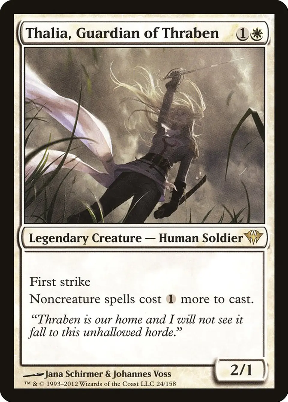 Thalia, Guardian of Thraben | Inglés | NM | DKA 1