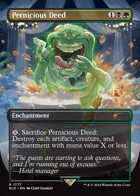 Pernicious Deed (Borderless foil) | Inglés | NM | SLD
