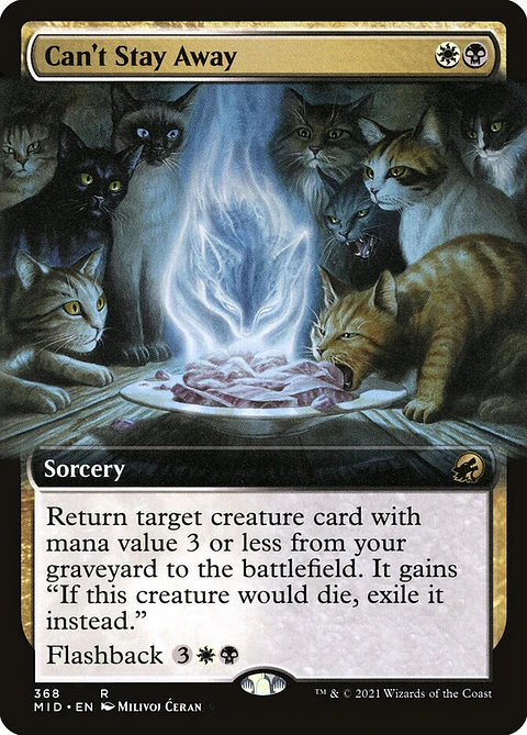 Can't Stay Away (Extended Art foil) | Inglés | NM | MID