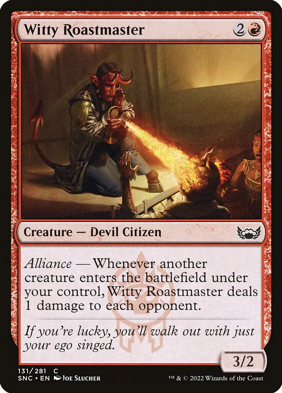 Witty Roastmaster | Inglés | NM | SNC 1