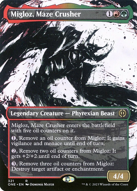 Migloz, Maze Crusher (Showcase foil) | Inglés | NM | ONE