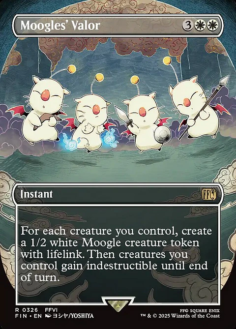 Moogles' Valor (Borderless) | Inglés | NM | FIN