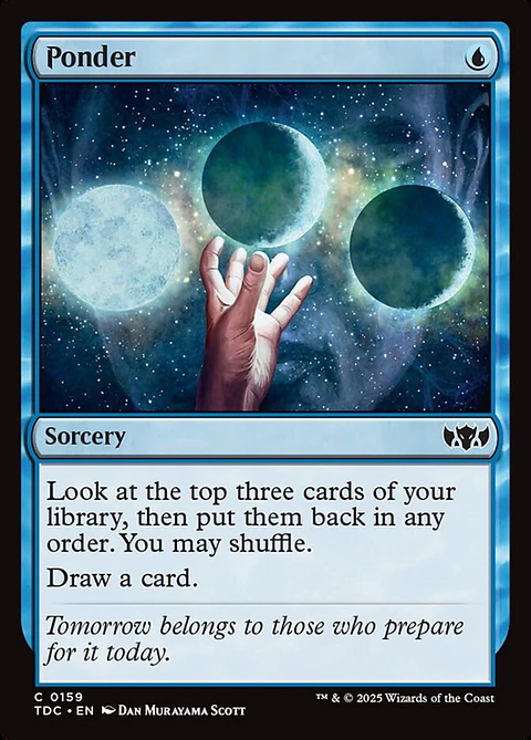 Ponder | Inglés | NM | TDC