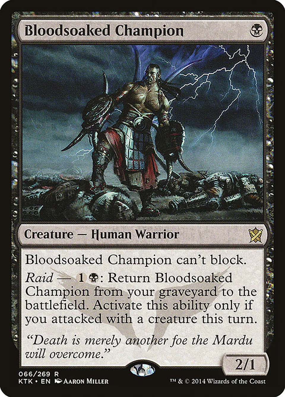 Bloodsoaked Champion | Inglés | NM | KTK 1