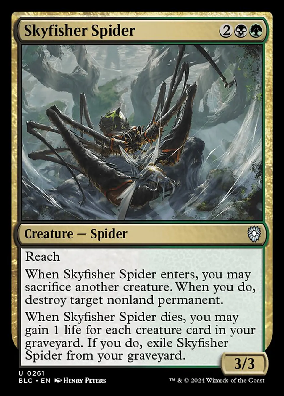 Skyfisher Spider | Inglés | NM | BLC 1