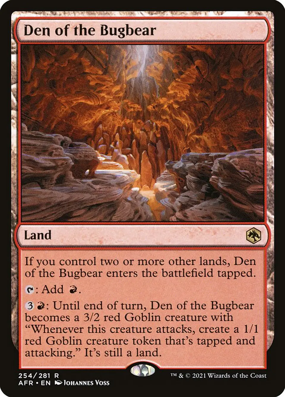 Den of the Bugbear | Inglés | NM | AFR 1