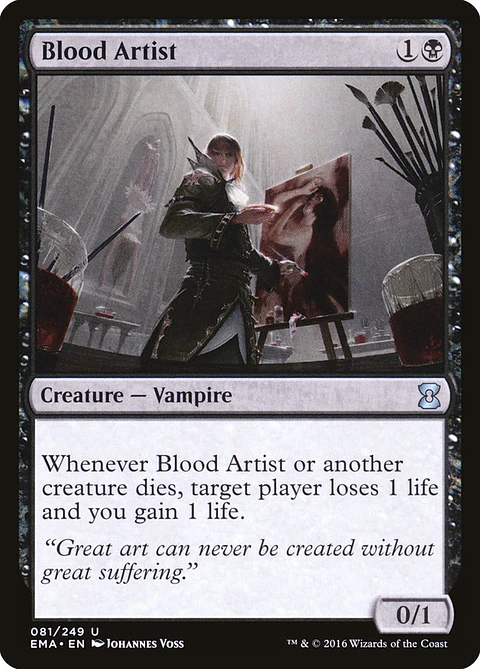 Blood Artist | Inglés | NM | EMA