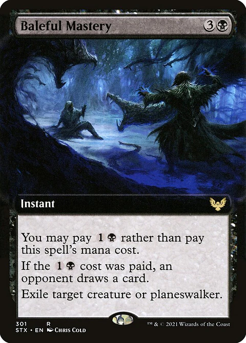 Baleful Mastery (Extended Art foil) | Inglés | NM | STX