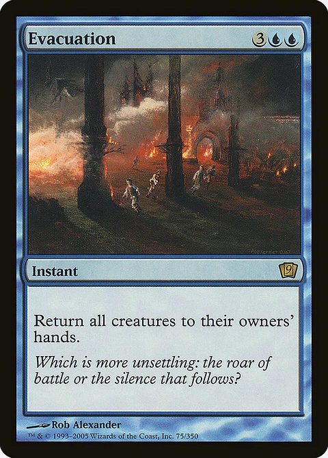 Evacuation (foil) | Inglés | NM | 9ED