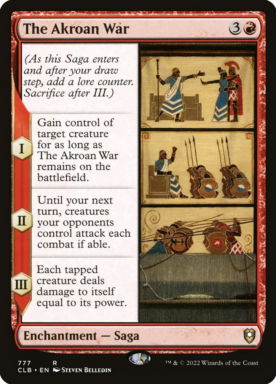 The Akroan War | Inglés | NM | CLB 1