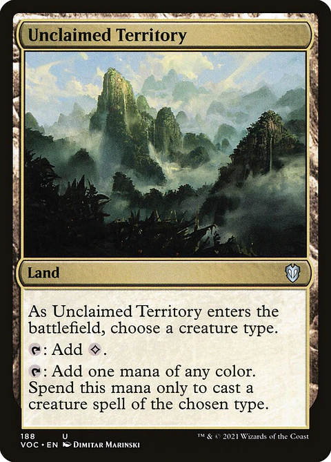 Unclaimed Territory | Inglés | NM | VOC