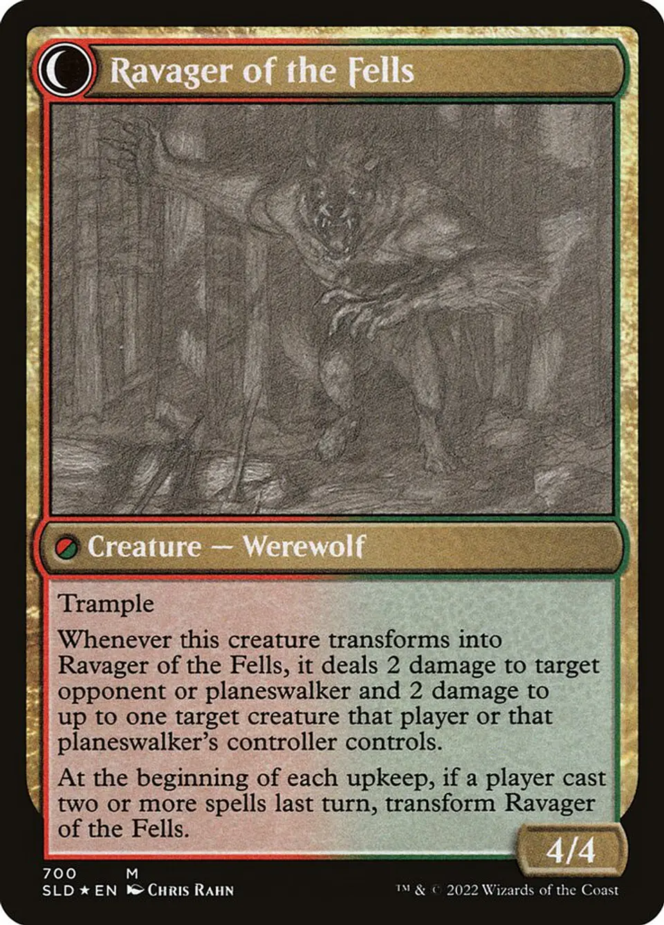 Huntmaster of the Fells // Ravager of the Fells | Inglés | NM | SLD 2