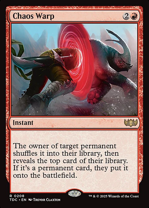 Chaos Warp | Inglés | NM | TDC