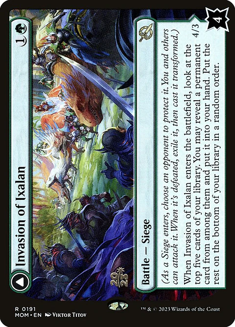 Invasion of Ixalan // Belligerent Regisaur (Launch foil) | Inglés | NM | PMOM