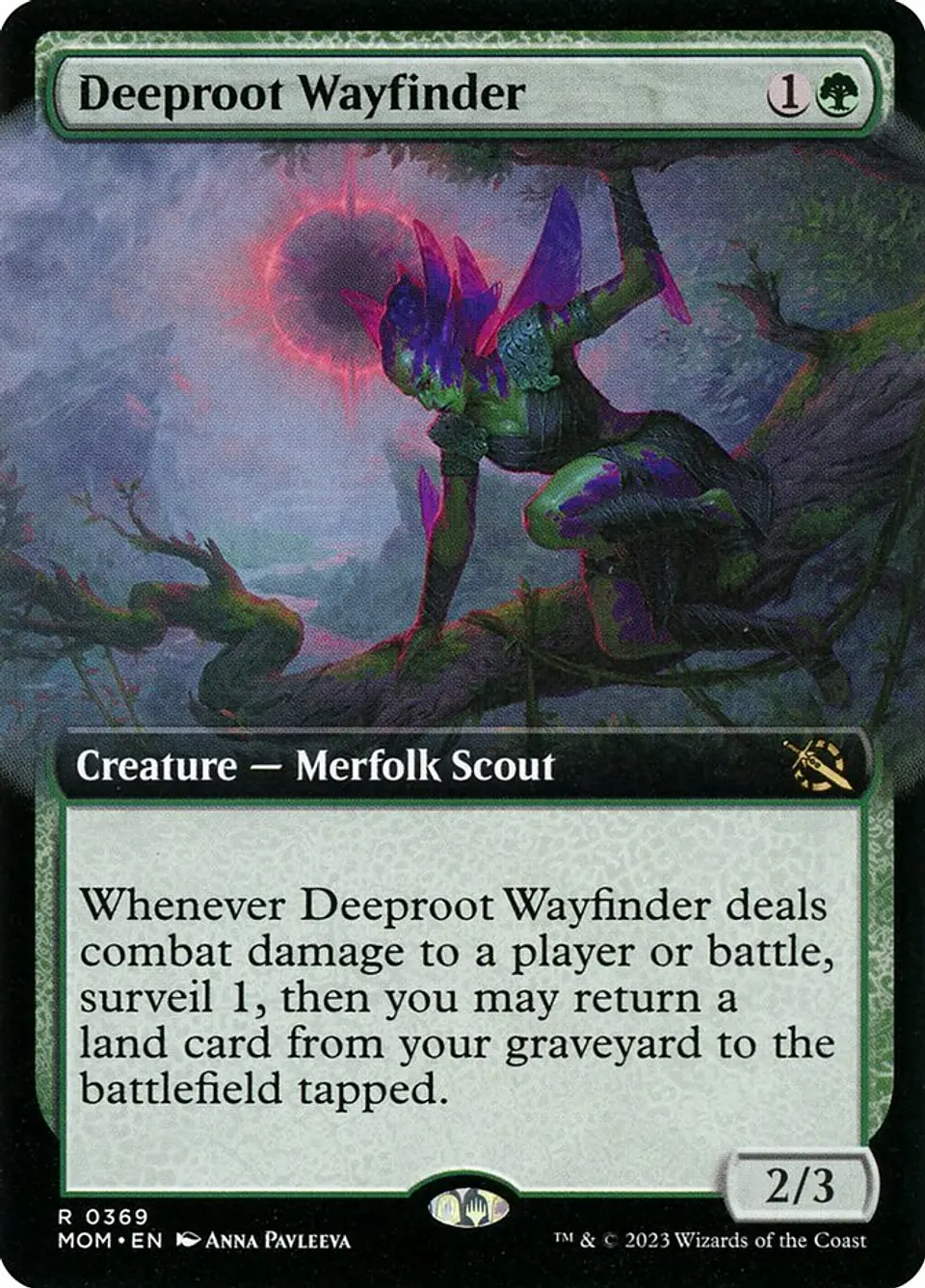 Deeproot Wayfinder (Extended Art) | Inglés | NM | MOM 1