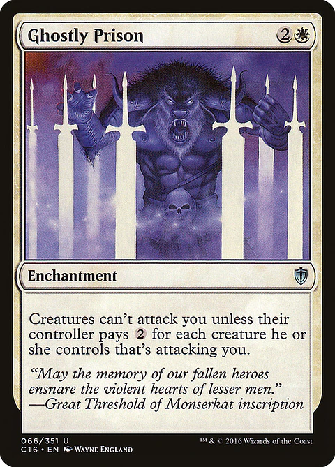 Ghostly Prison | Inglés | NM | C16