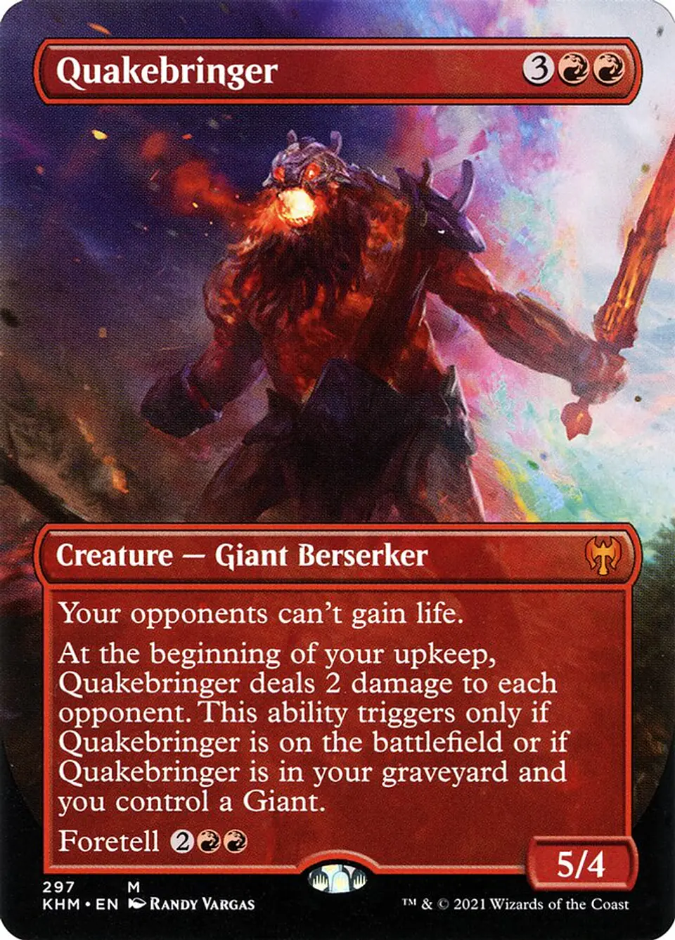 Quakebringer (Borderless) | Inglés | NM | KHM 1