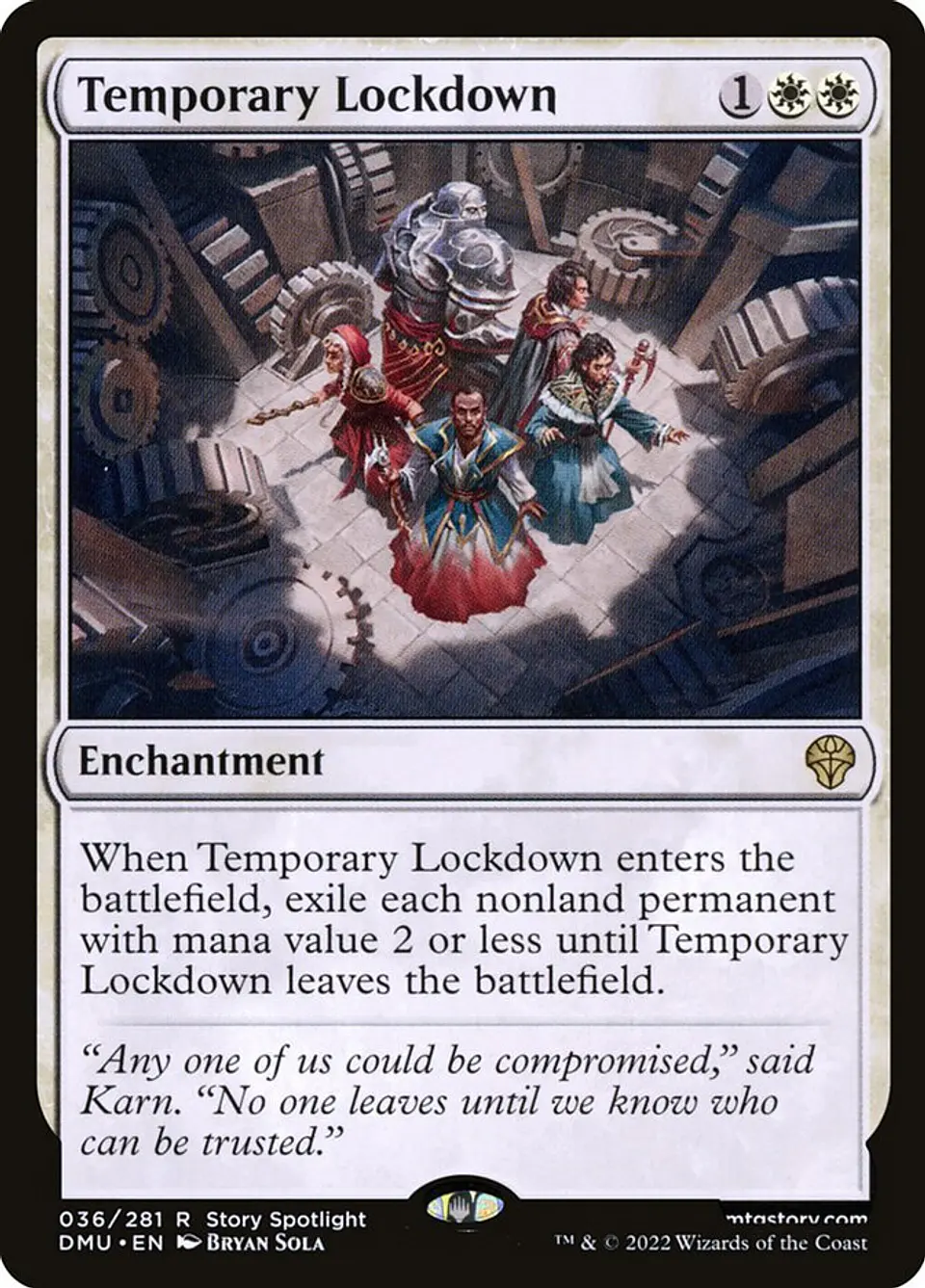 Temporary Lockdown | Inglés | NM | DMU 1