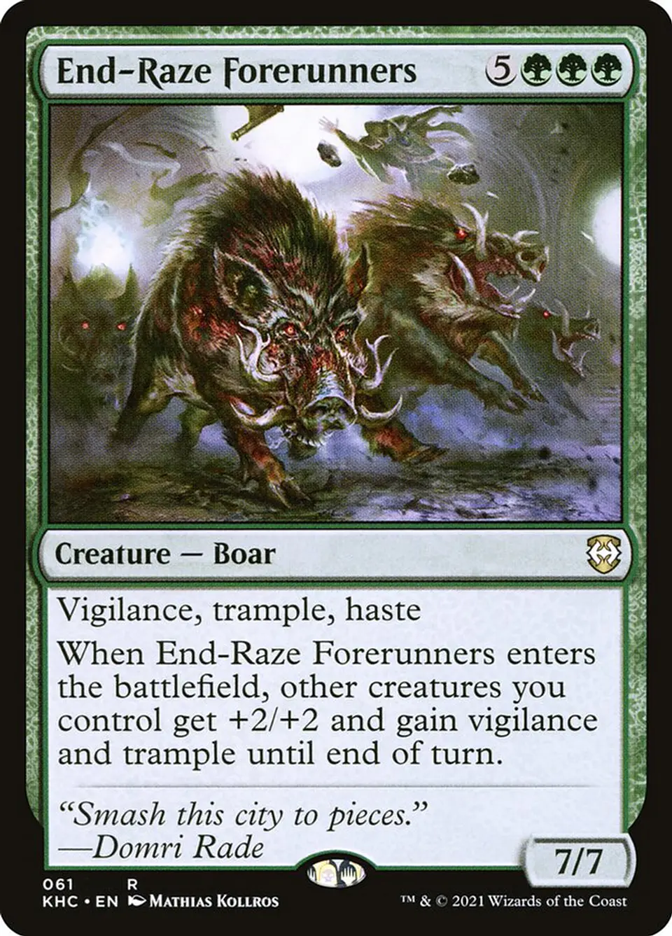 End-Raze Forerunners | Inglés | NM | KHC 1