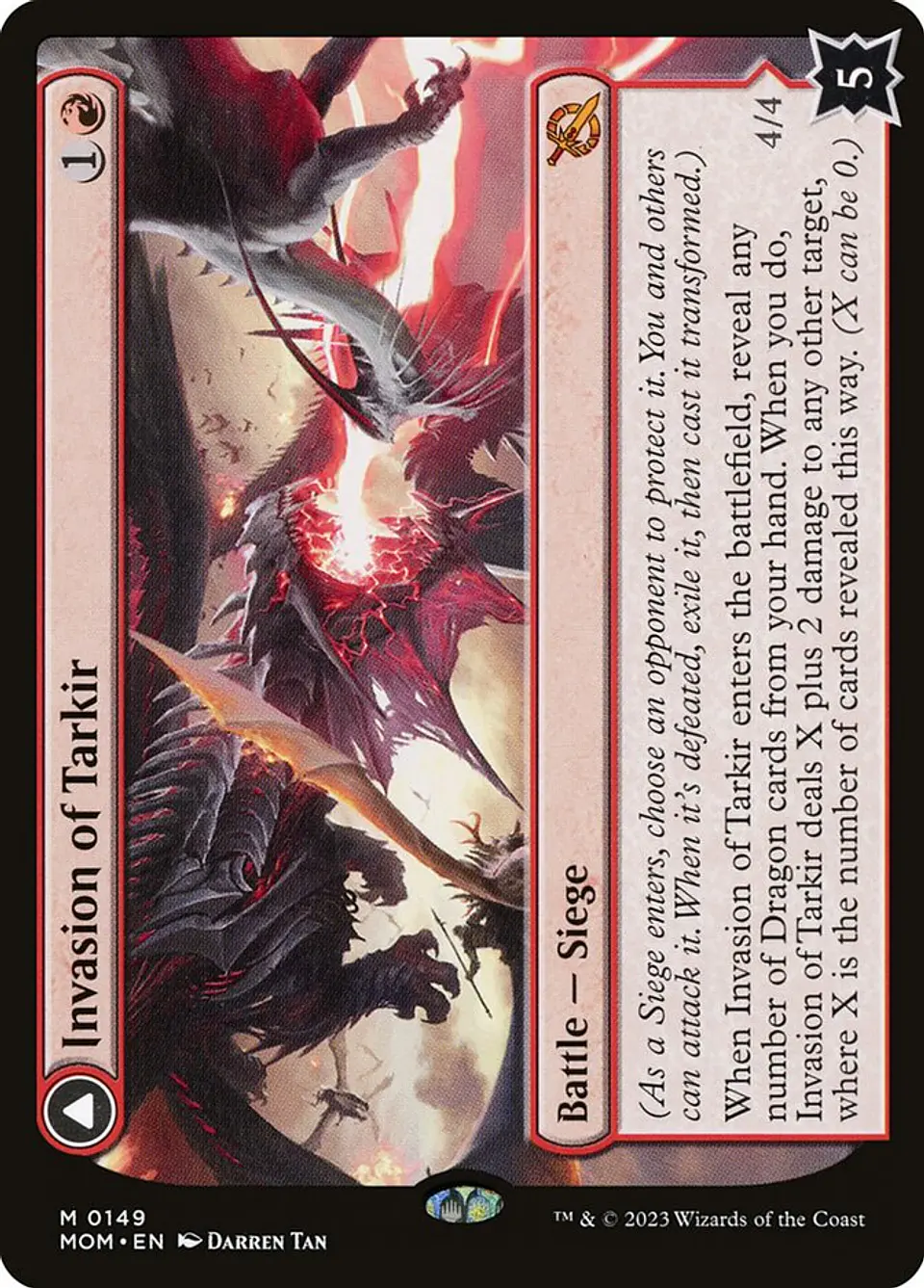 Invasion of Tarkir // Defiant Thundermaw | Inglés | NM | MOM 1