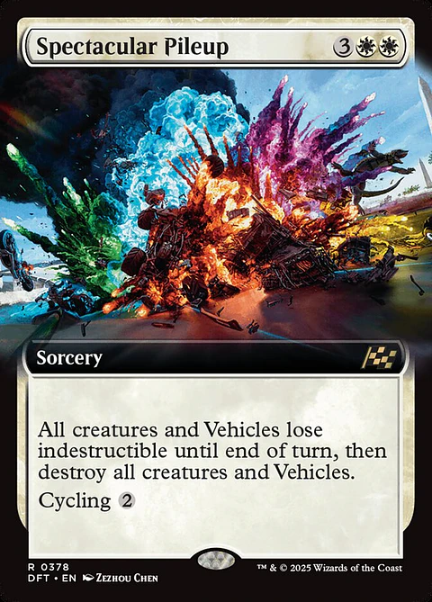 Spectacular Pileup (Extended Art foil) | Inglés | NM | DFT