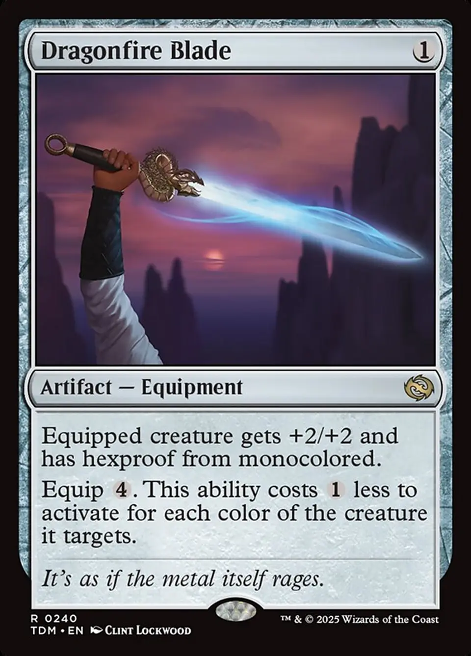 Dragonfire Blade (foil) | Inglés | NM | TDM 1