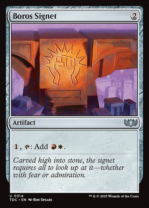 Boros Signet | Inglés | NM | TDC