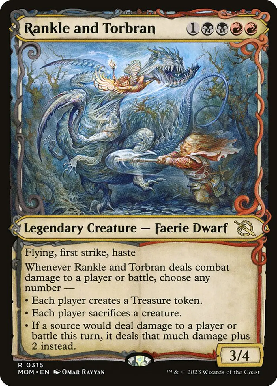 Rankle and Torbran (Showcase foil) | Inglés | NM | MOM 1