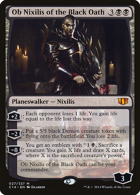 Ob Nixilis of the Black Oath | Inglés | EX | C14
