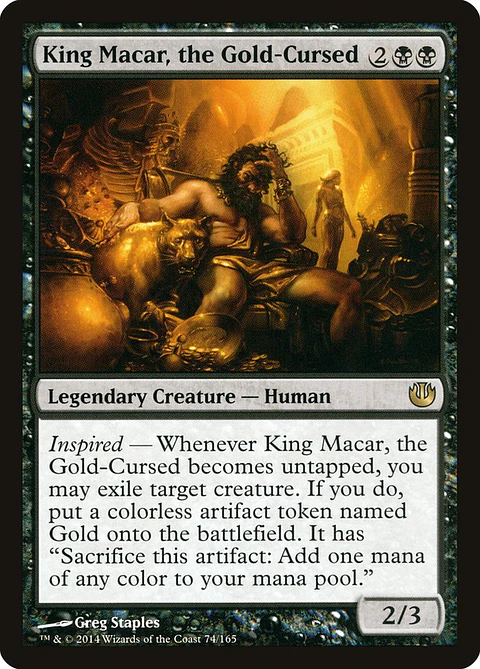 King Macar, the Gold-Cursed | Inglés | EX | JOU