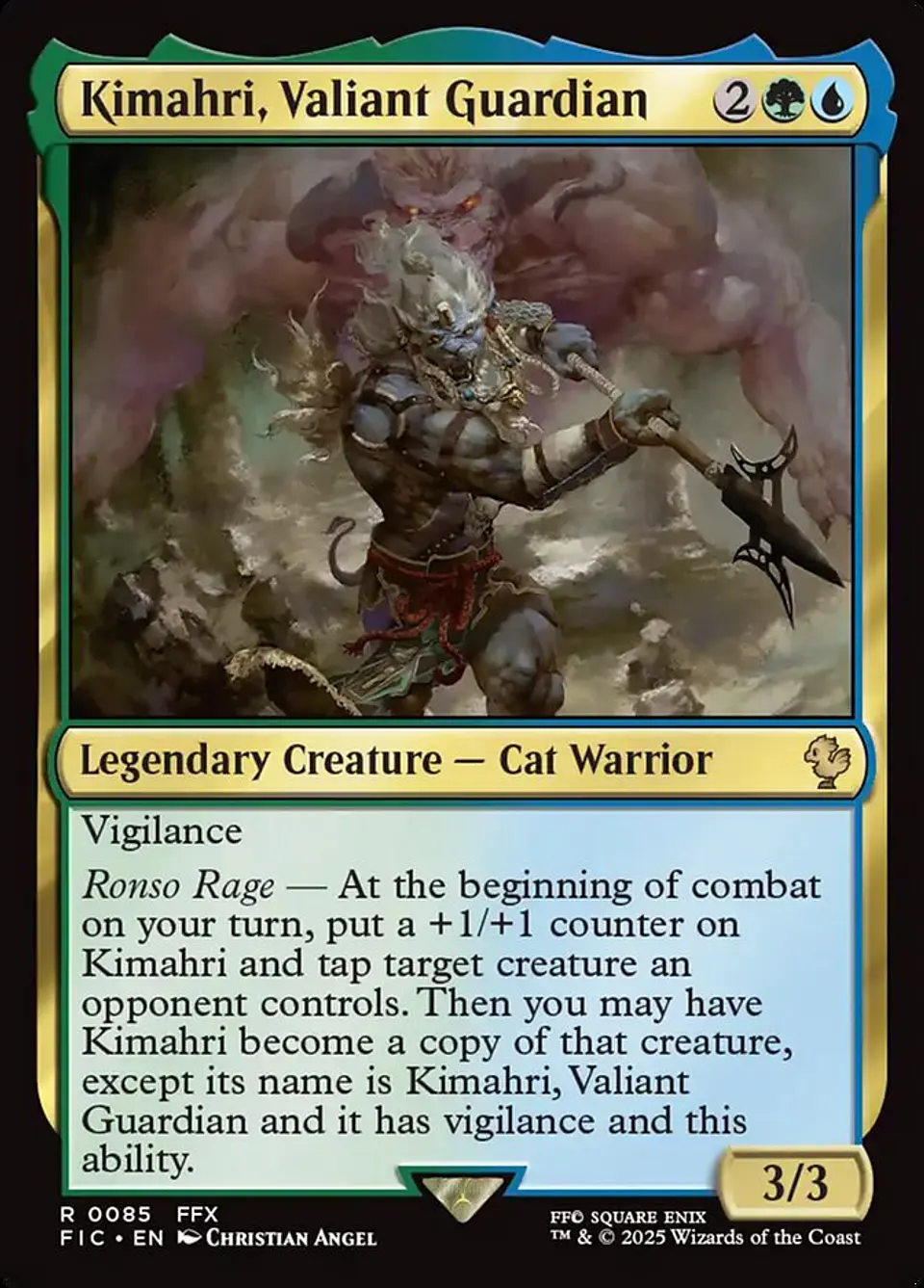 Kimahri, Valiant Guardian (Surge foil) | Inglés | NM | FIC 1