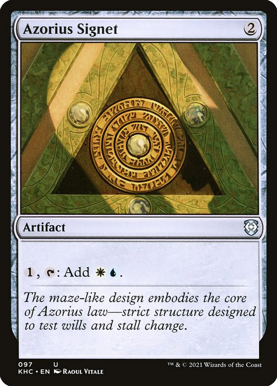 Azorius Signet | Inglés | NM | KHC 1