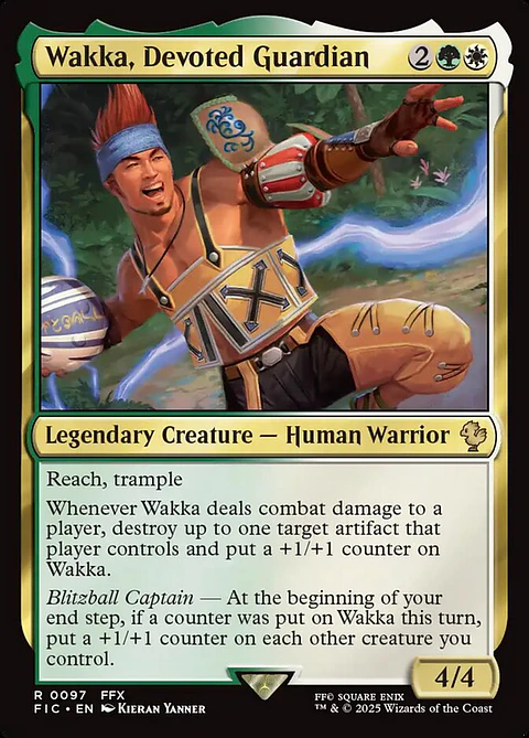 Wakka, Devoted Guardian (Surge foil) | Inglés | NM | FIC