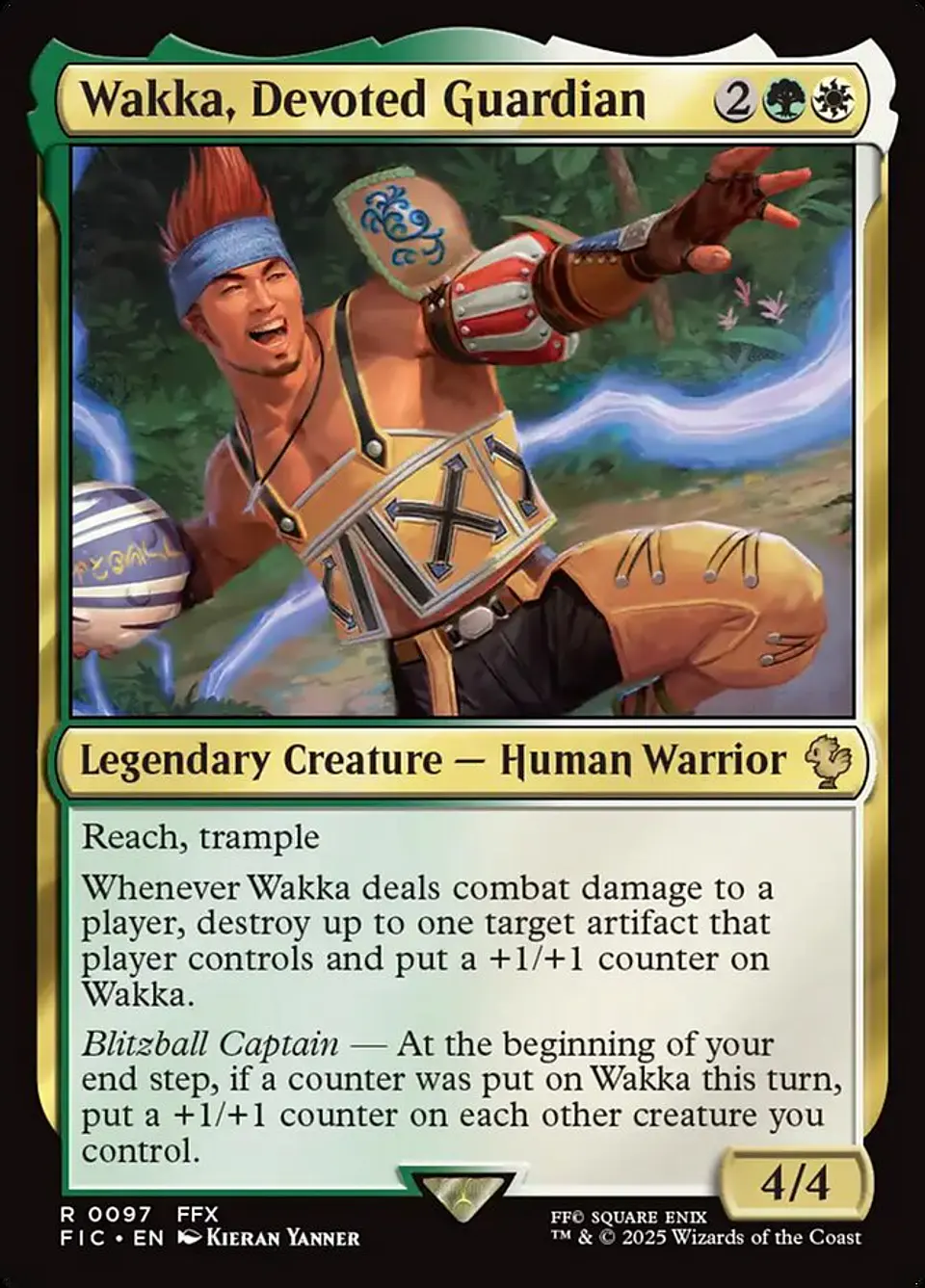 Wakka, Devoted Guardian (Surge foil) | Inglés | NM | FIC 1