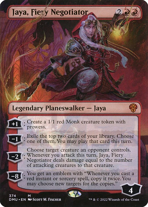 Jaya, Fiery Negotiator (Borderless foil) | Inglés | NM | DMU