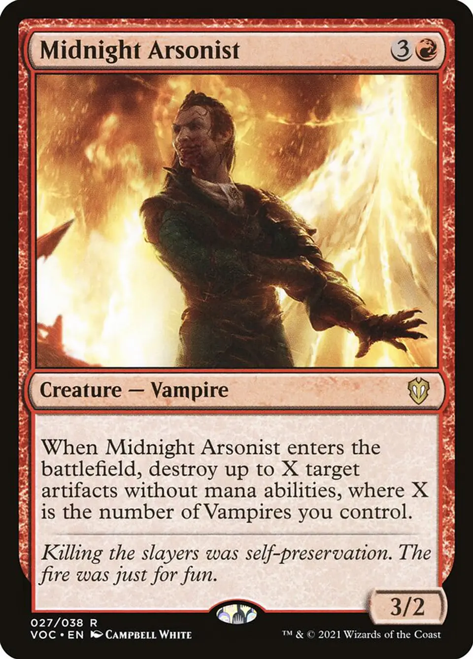 Midnight Arsonist | Inglés | NM | VOC 1