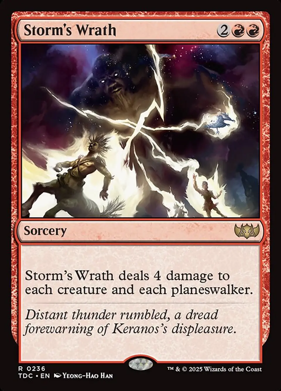 Storm's Wrath | Inglés | NM | TDC 1