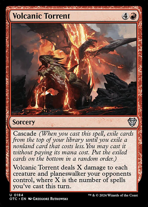 Volcanic Torrent | Inglés | NM | OTC