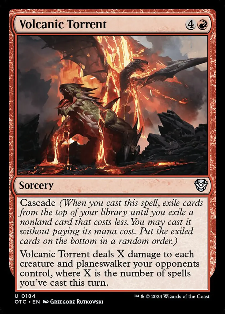 Volcanic Torrent | Inglés | NM | OTC 1