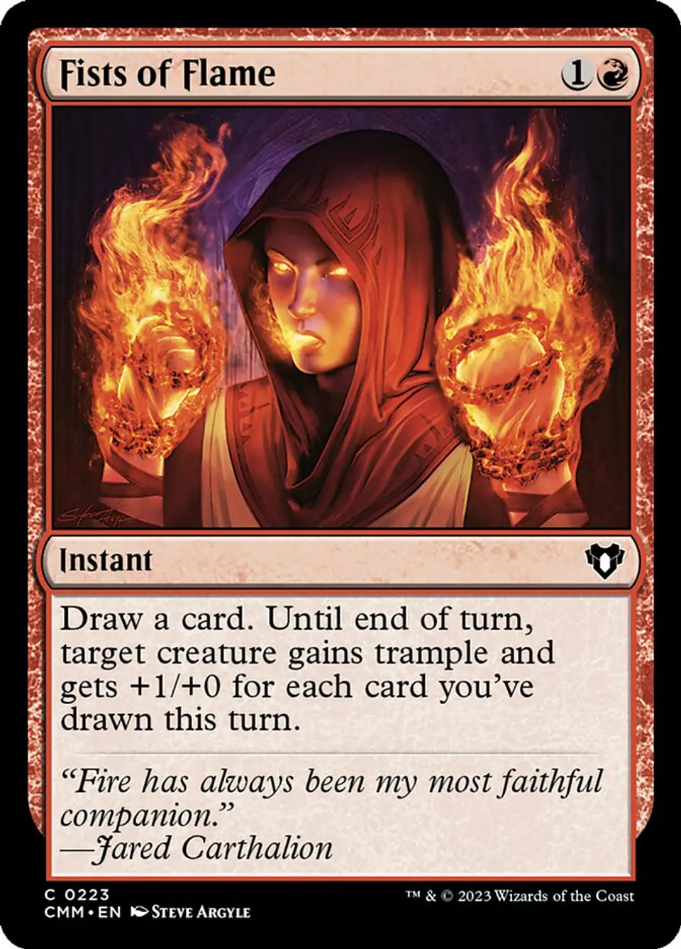 Fists of Flame | Inglés | NM | CMM 1