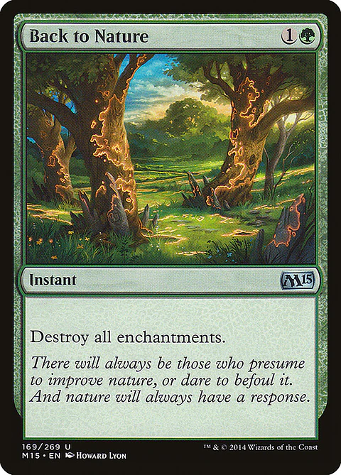Back to Nature | Inglés | NM | M15