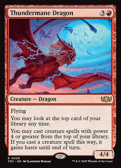 Thundermane Dragon | Inglés | NM | TDC
