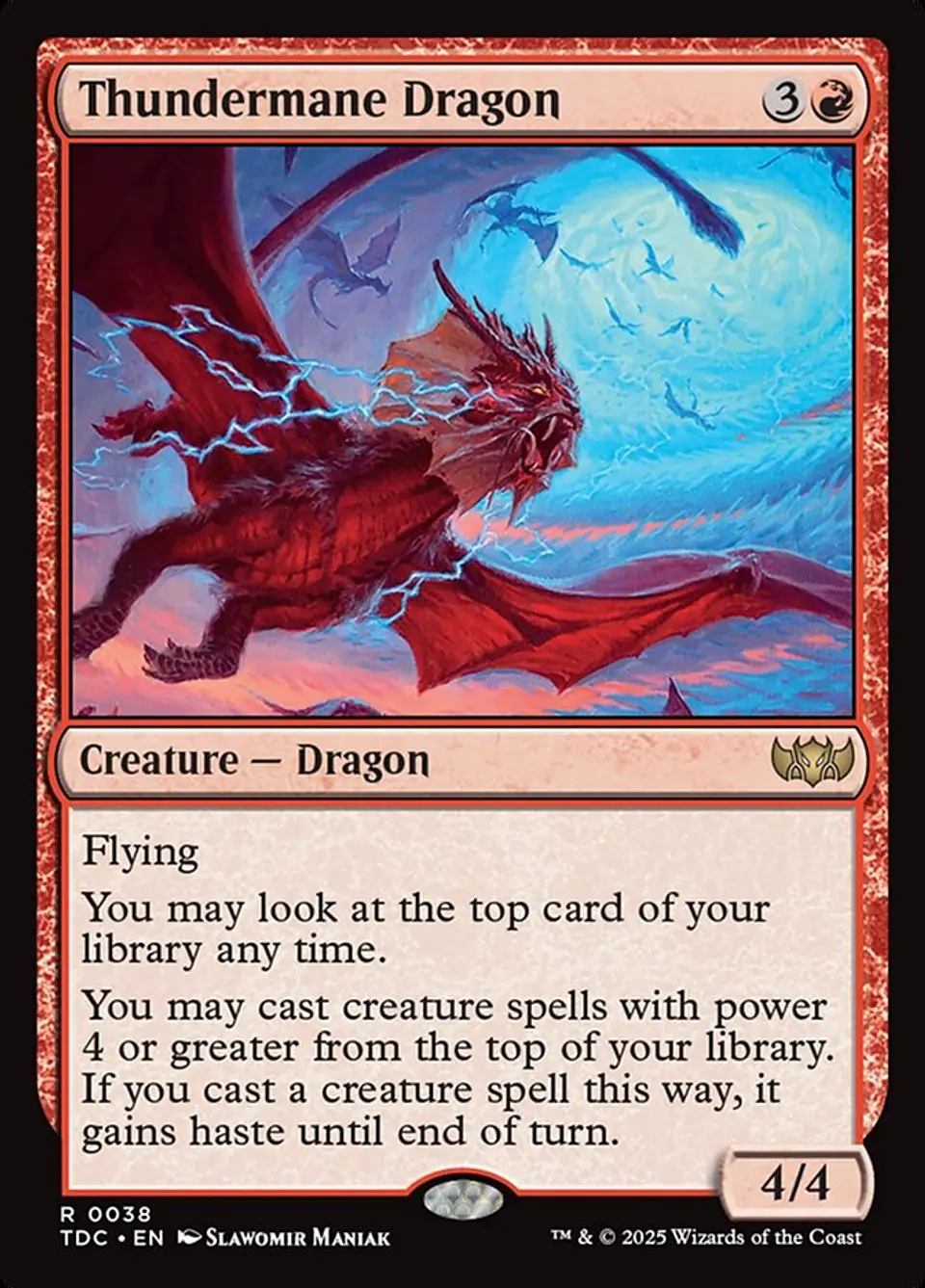 Thundermane Dragon | Inglés | NM | TDC 1