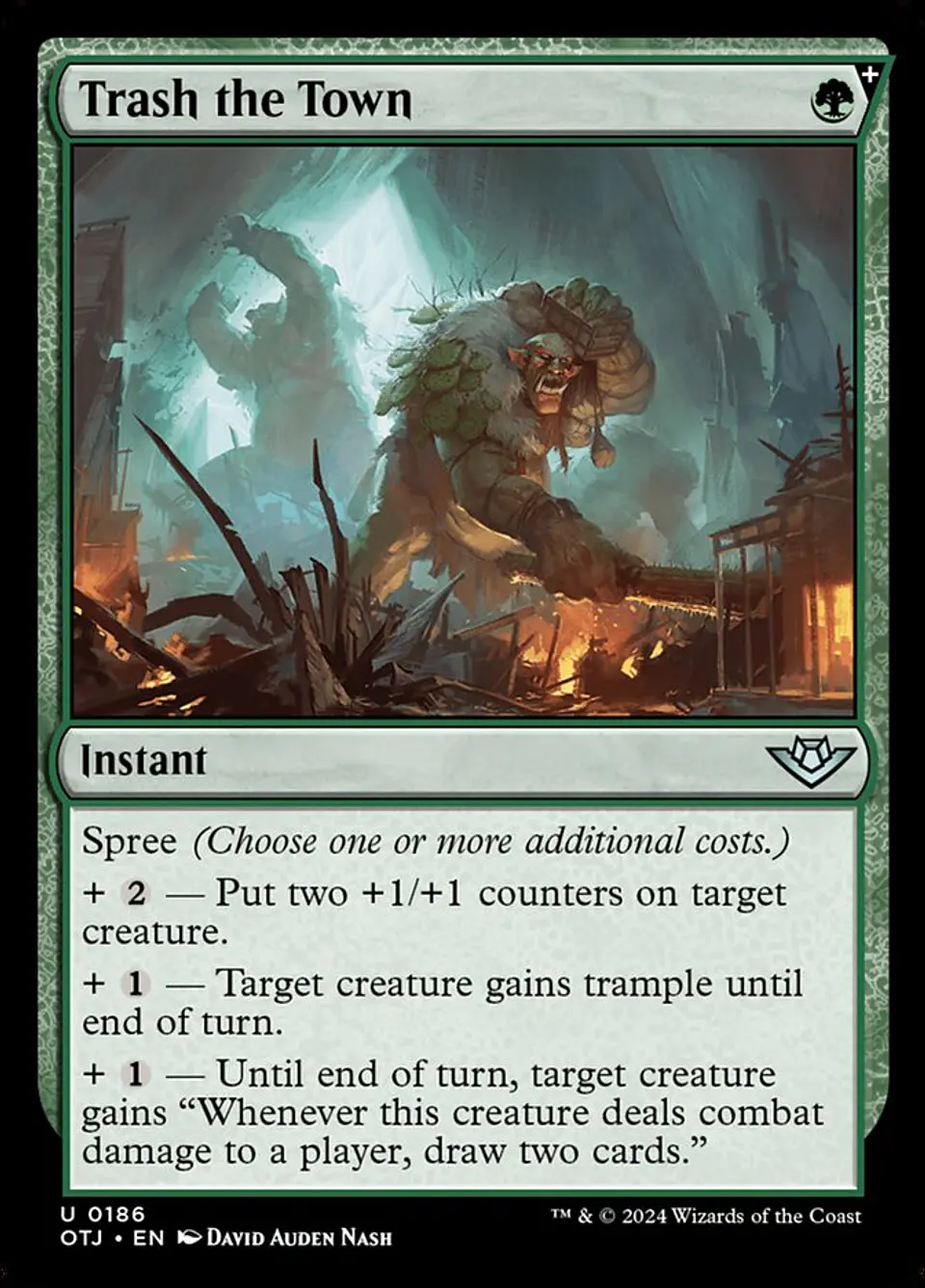 Trash the Town | Inglés | NM | OTJ 1