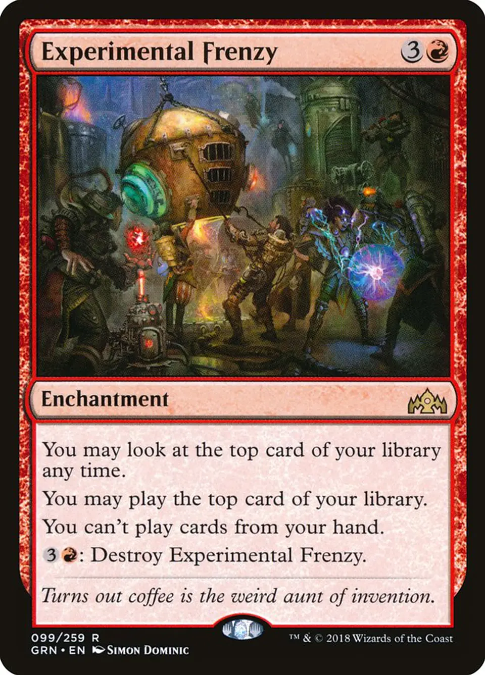 Experimental Frenzy | Inglés | NM | GRN 1