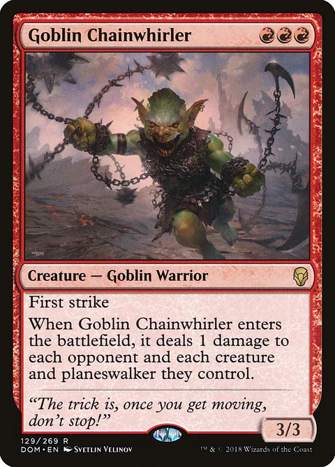 Goblin Chainwhirler | Inglés | NM | DOM